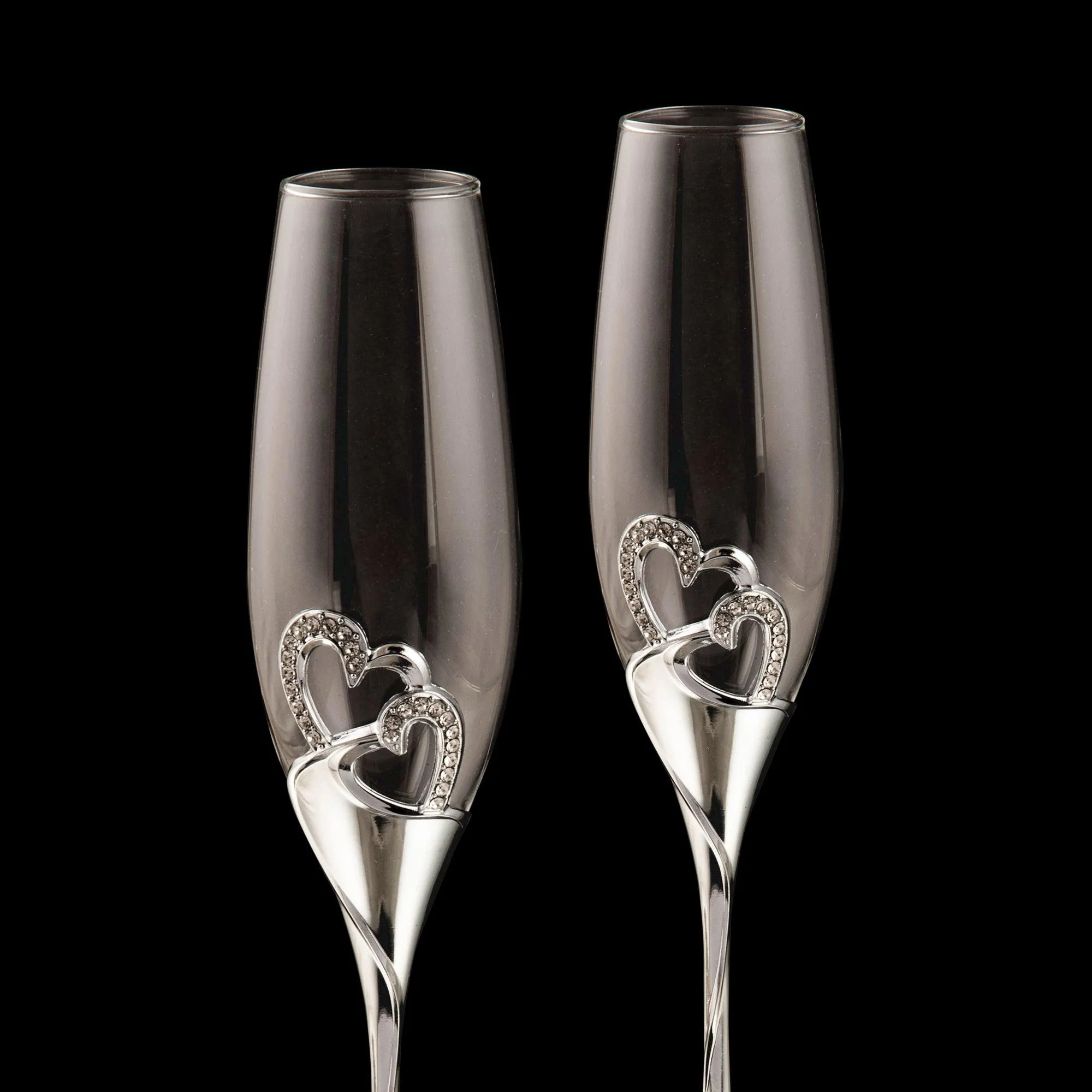 LOVE CHAMPAGNE FLUTE GIFT - SET OF 2