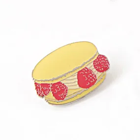 Macaroon Cake Brooch