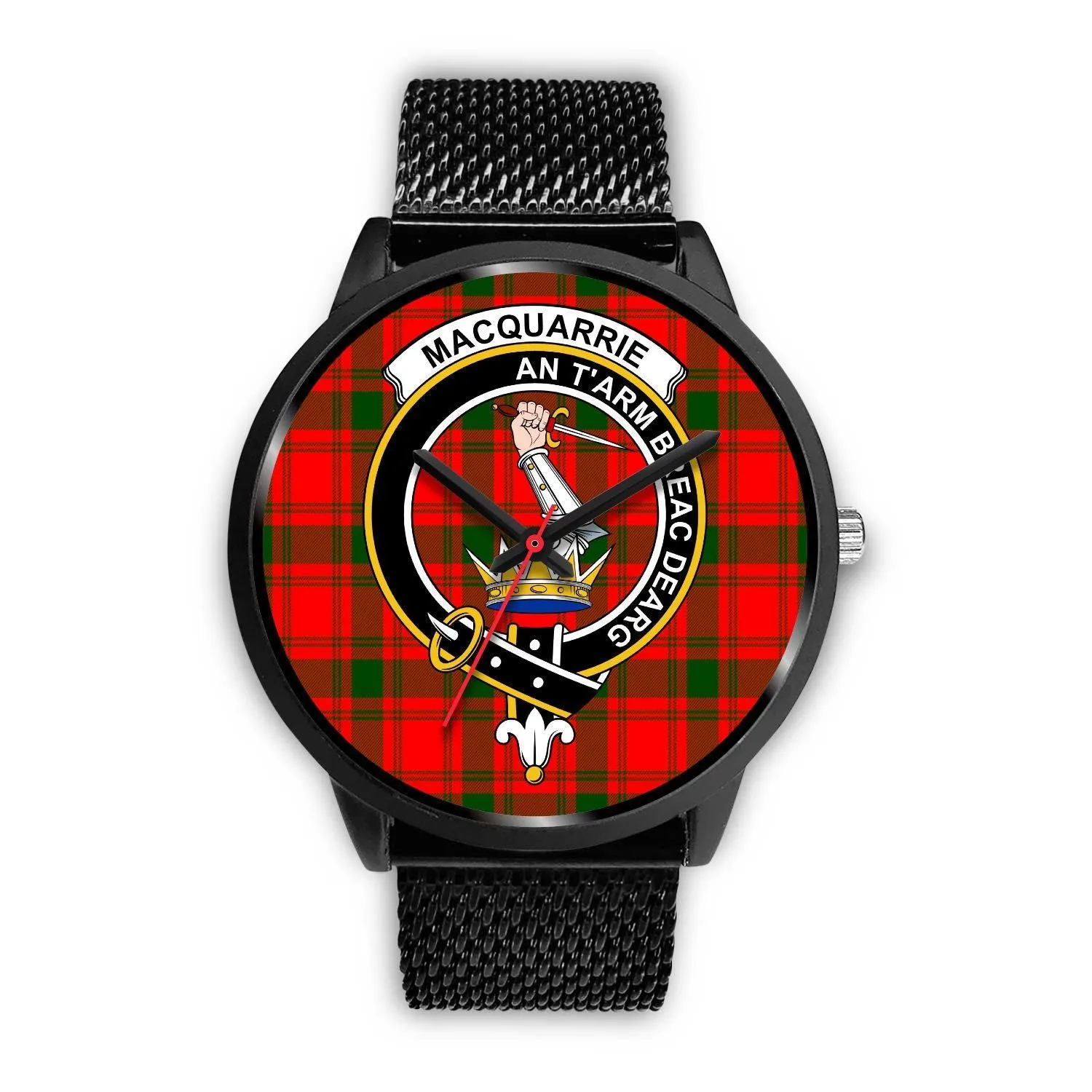 MacQuarrie Modern Clan Badge Tartan Black Watch