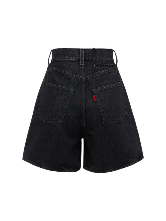 Made In Tomboy   Aisha cotton denim high rise shorts 