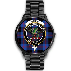 Maule Clan Badge Tartan Black Watch