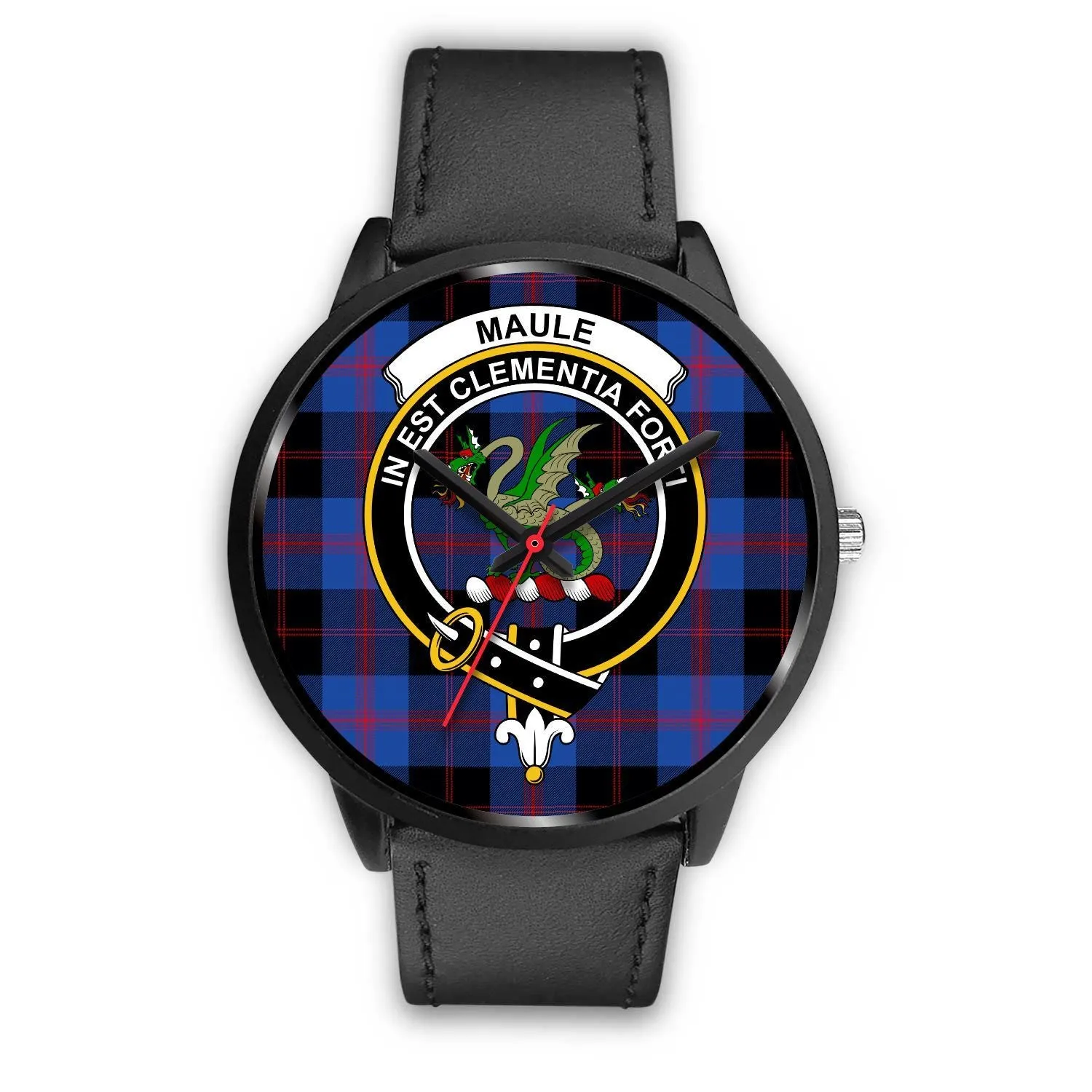Maule Clan Badge Tartan Black Watch
