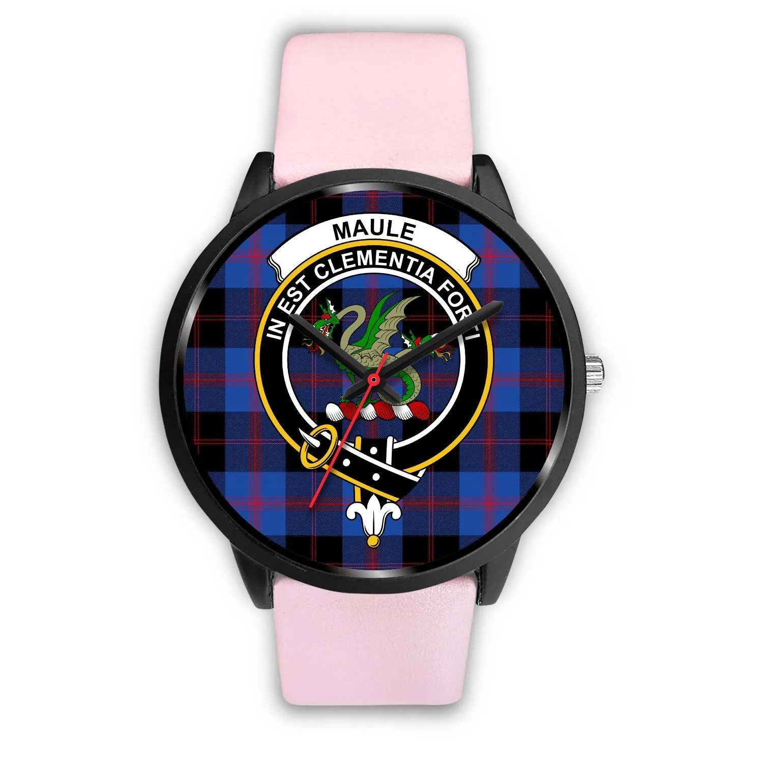 Maule Clan Badge Tartan Black Watch