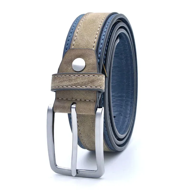 Men Leather Belt For Jeans Luxury Strap Western Designer Male Waist Trouser Belts Fashion Classic Vintage Pin Buckle