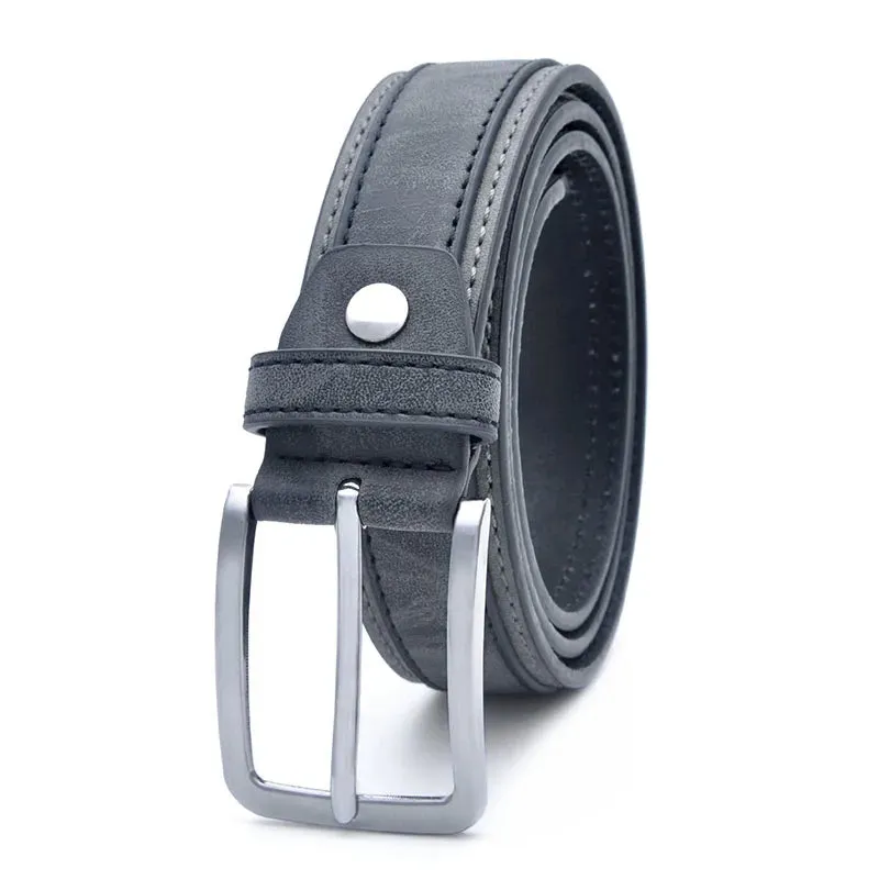 Men Leather Belt For Jeans Luxury Strap Western Designer Male Waist Trouser Belts Fashion Classic Vintage Pin Buckle
