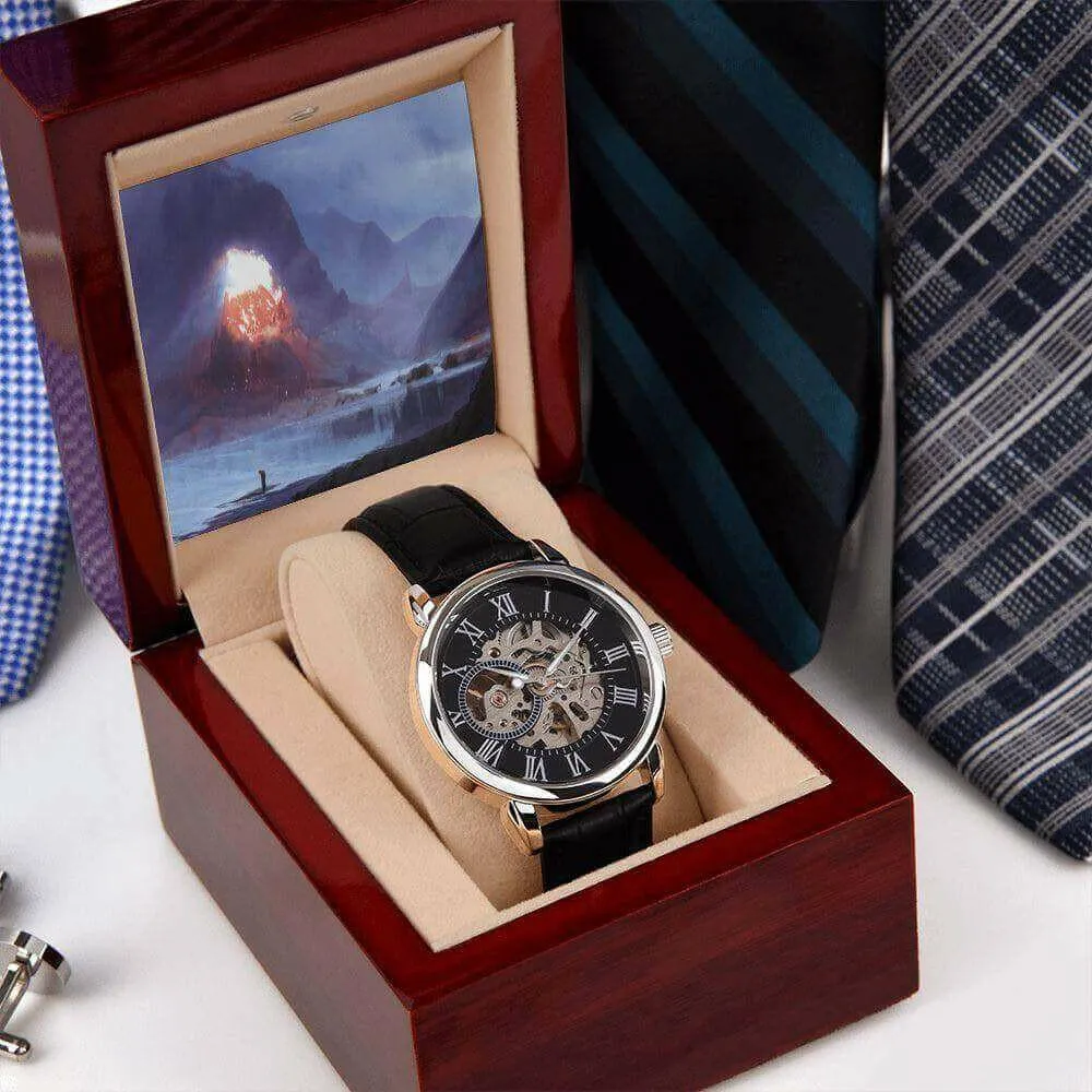 Men's Openwork Watch