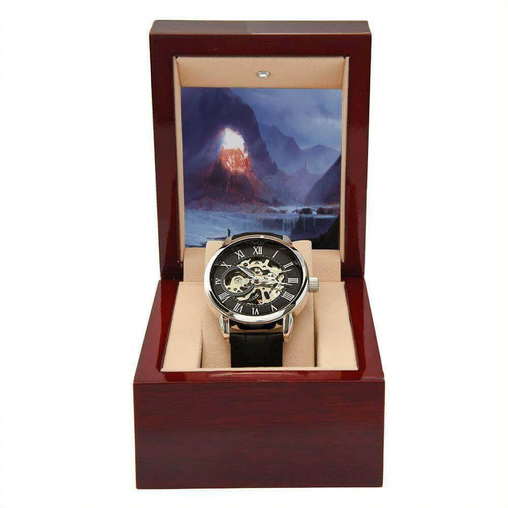 Men's Openwork Watch