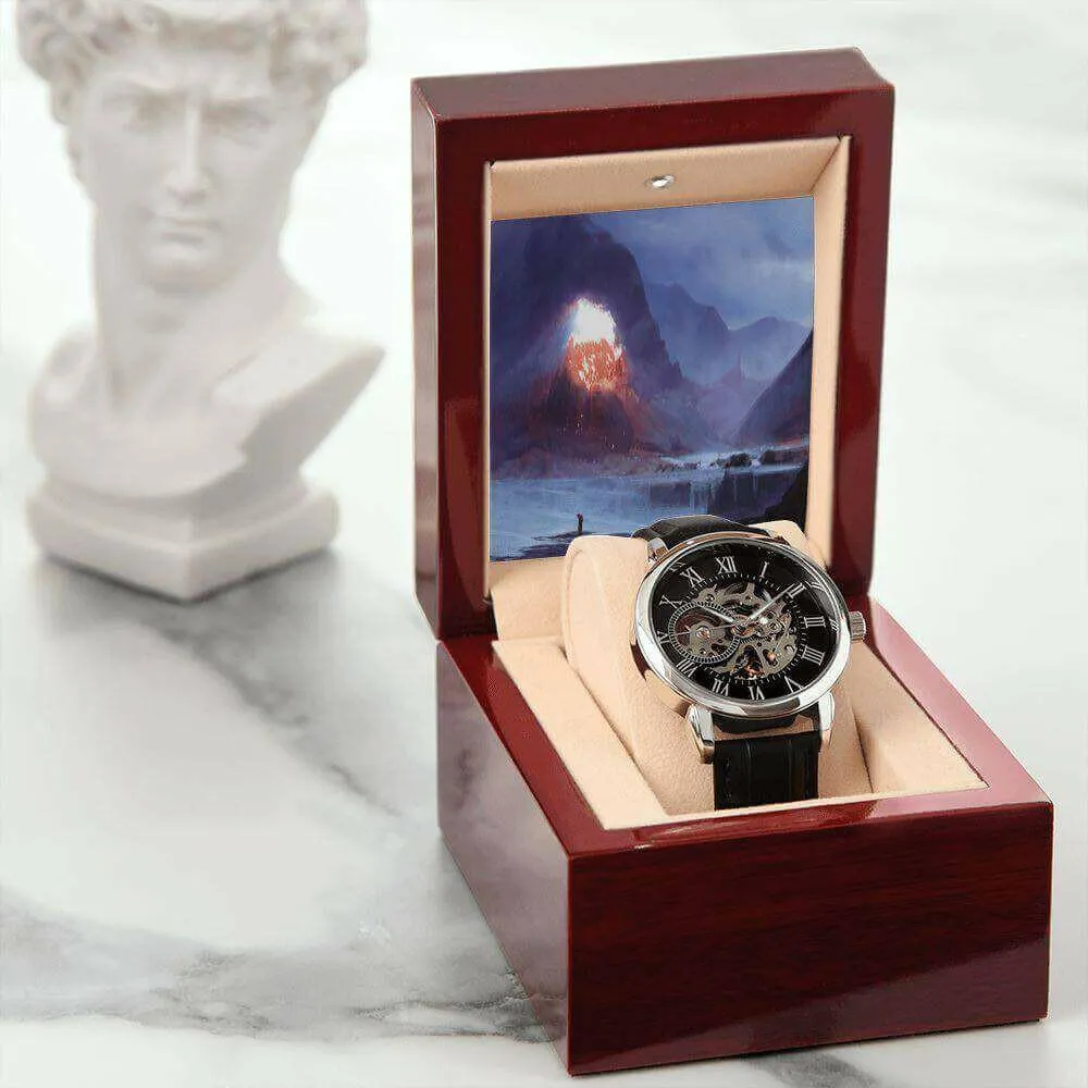 Men's Openwork Watch