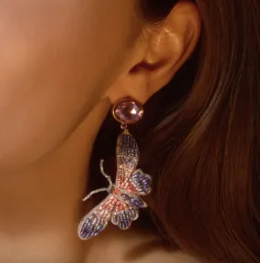 Mignonne Gavigan Adiah Drop Earrings Purple