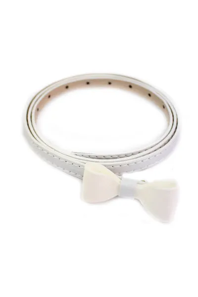 Mini Bow Buckle Skinny Belt-4 Colors Available