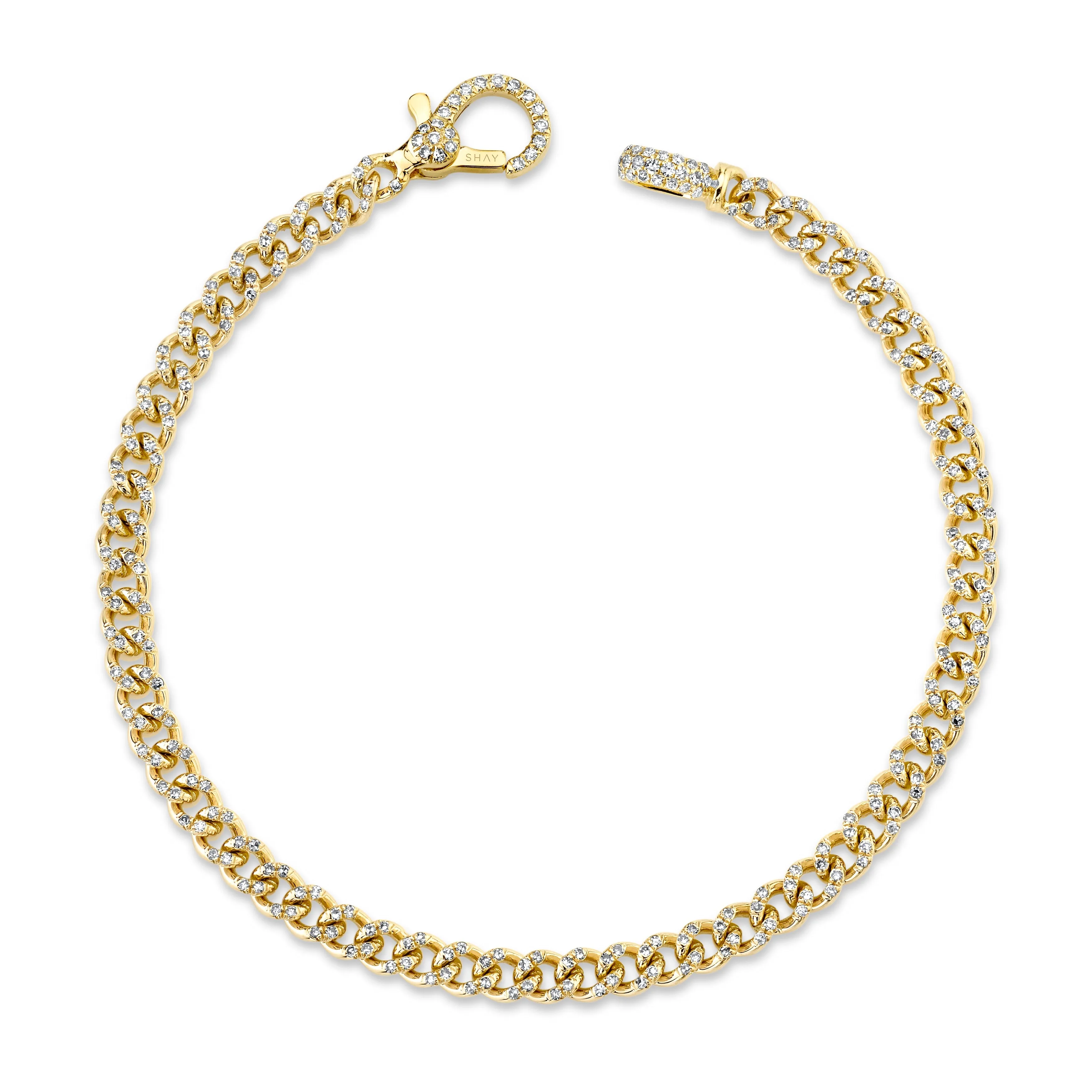 MINI ME DIAMOND PAVE BABY LINK BRACELET