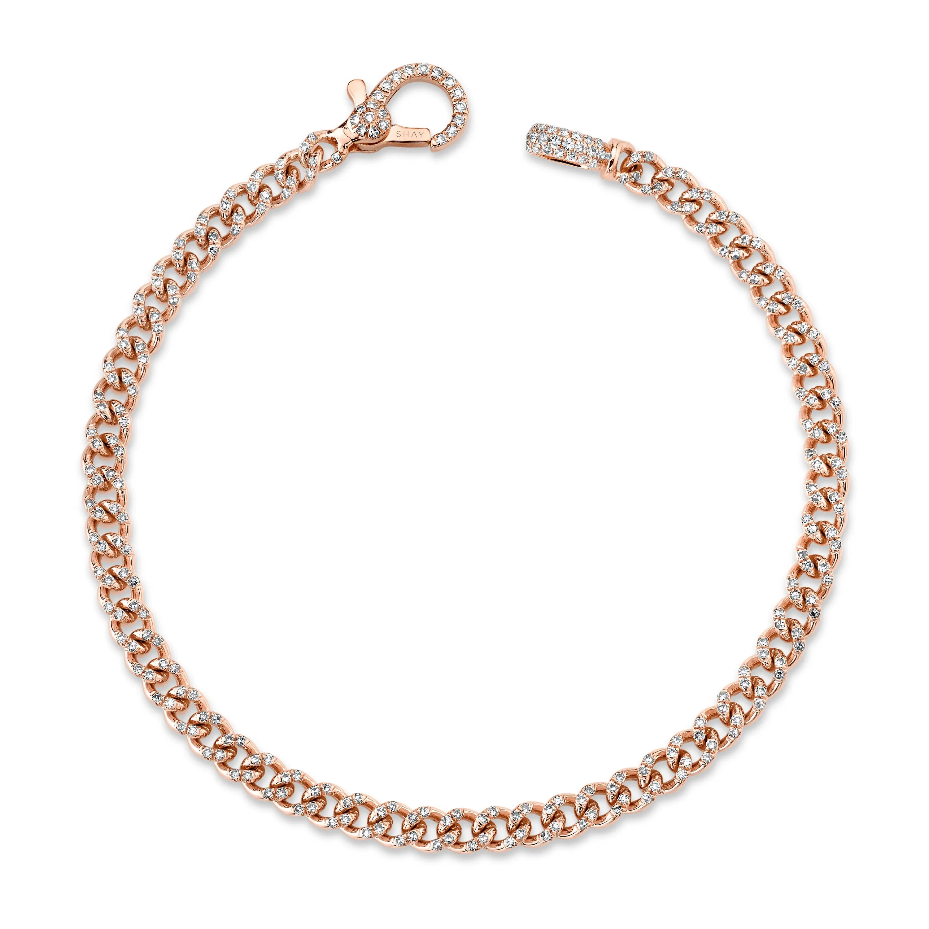 MINI ME DIAMOND PAVE BABY LINK BRACELET