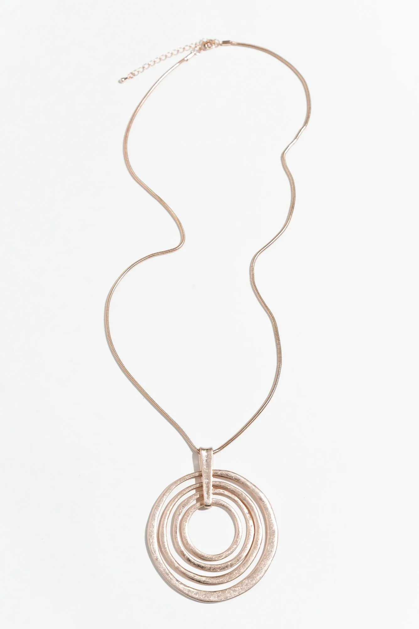 Minsa Taupe Pendant Necklace