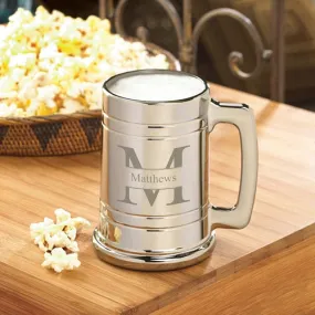Monogrammed Metallic Mug