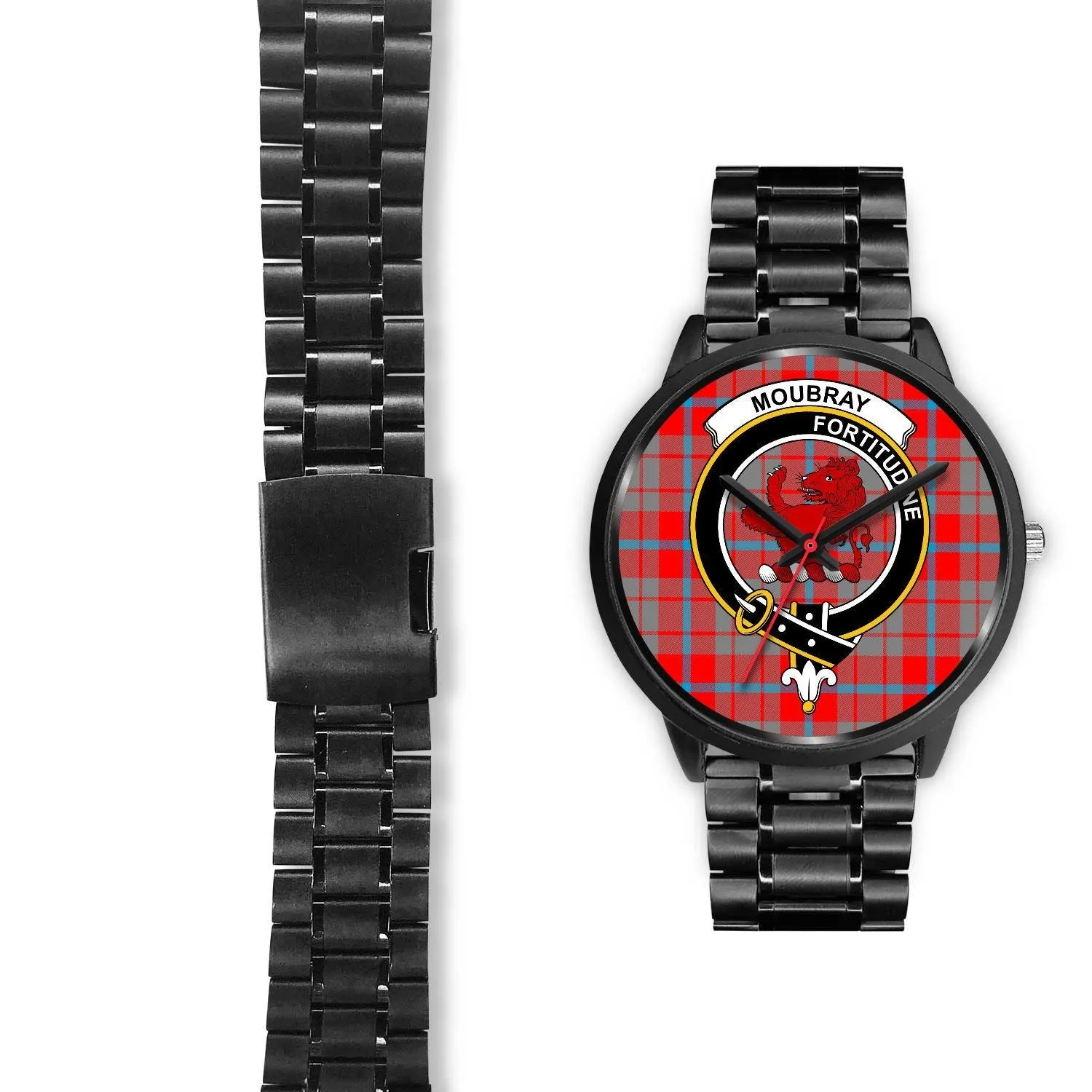 Moubray Clan Badge Tartan Black Watch
