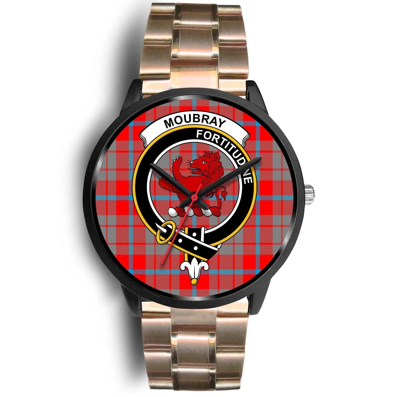 Moubray Clan Badge Tartan Black Watch