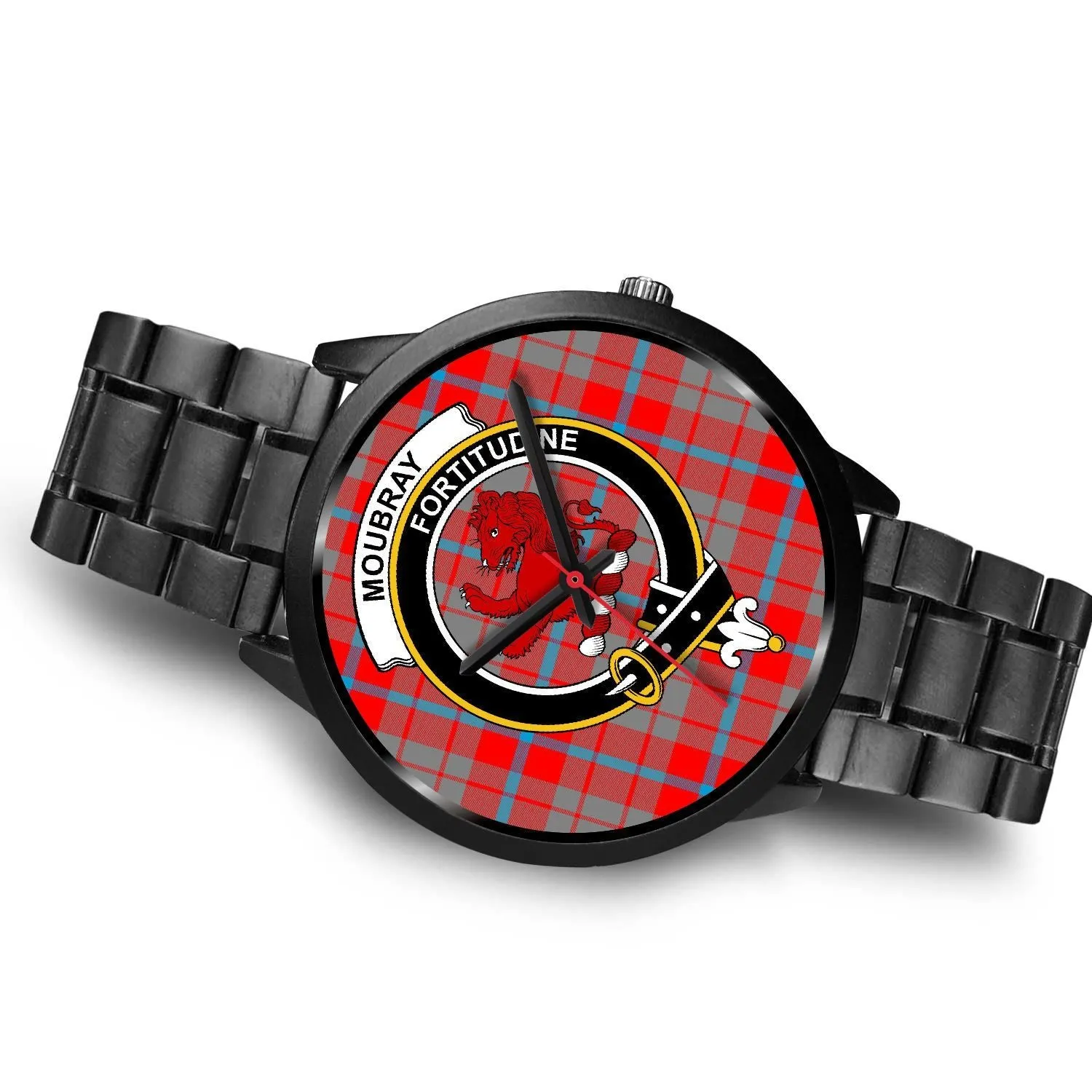 Moubray Clan Badge Tartan Black Watch