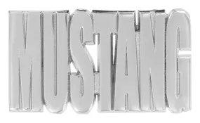 Mustang Block Outline Belt Buckle