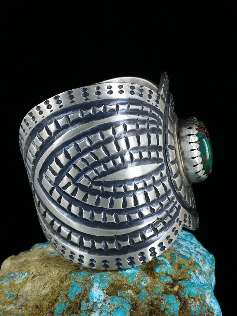 Native American Sterling Silver Royston Turquoise Bracelet