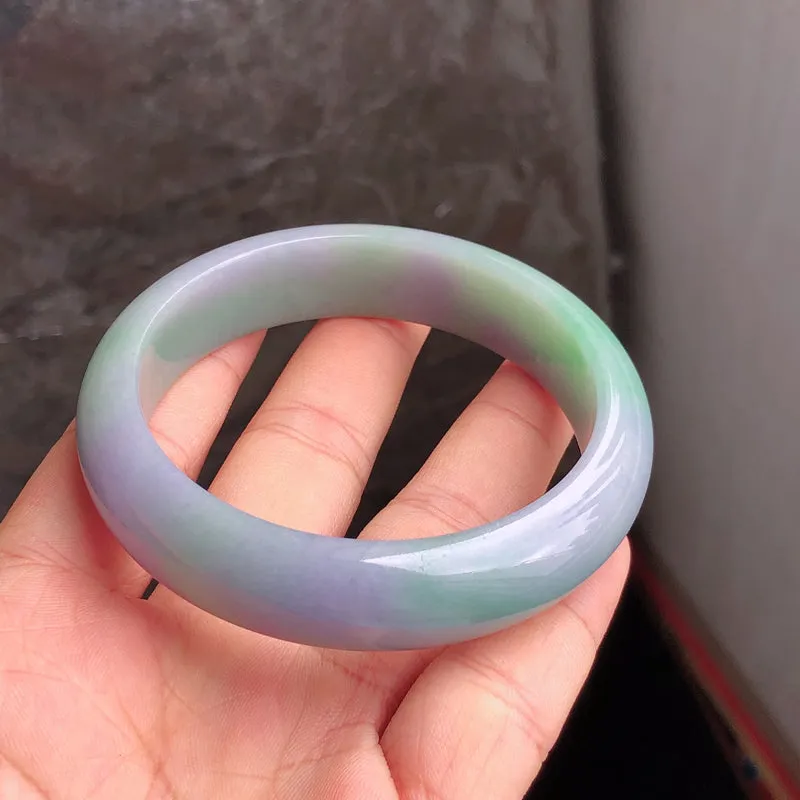 Natural Jade Bangle Jadeite Bangle Internal Diameter 57.4mm NBE089