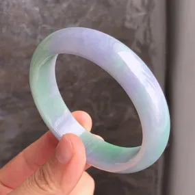 Natural Jade Bangle Jadeite Bangle Internal Diameter 57.4mm NBE089