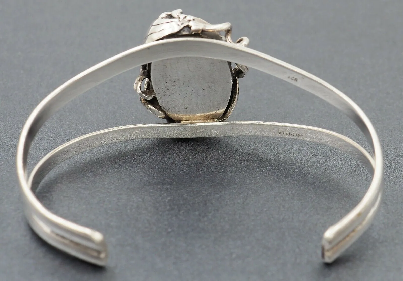 Navajo Turquoise 925 Sterling Silver Cuff Bangle