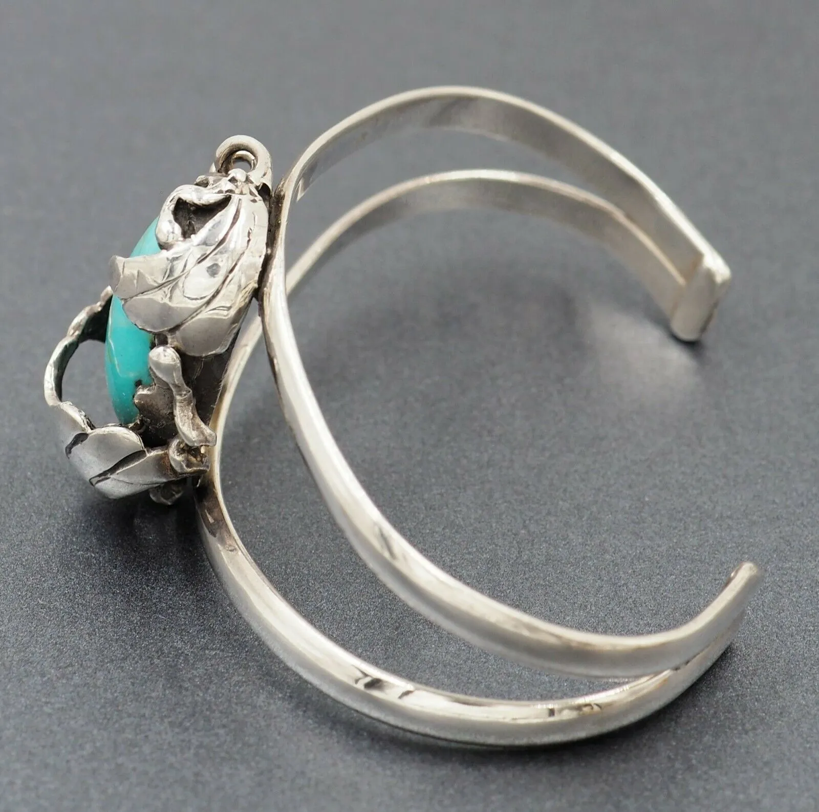 Navajo Turquoise 925 Sterling Silver Cuff Bangle