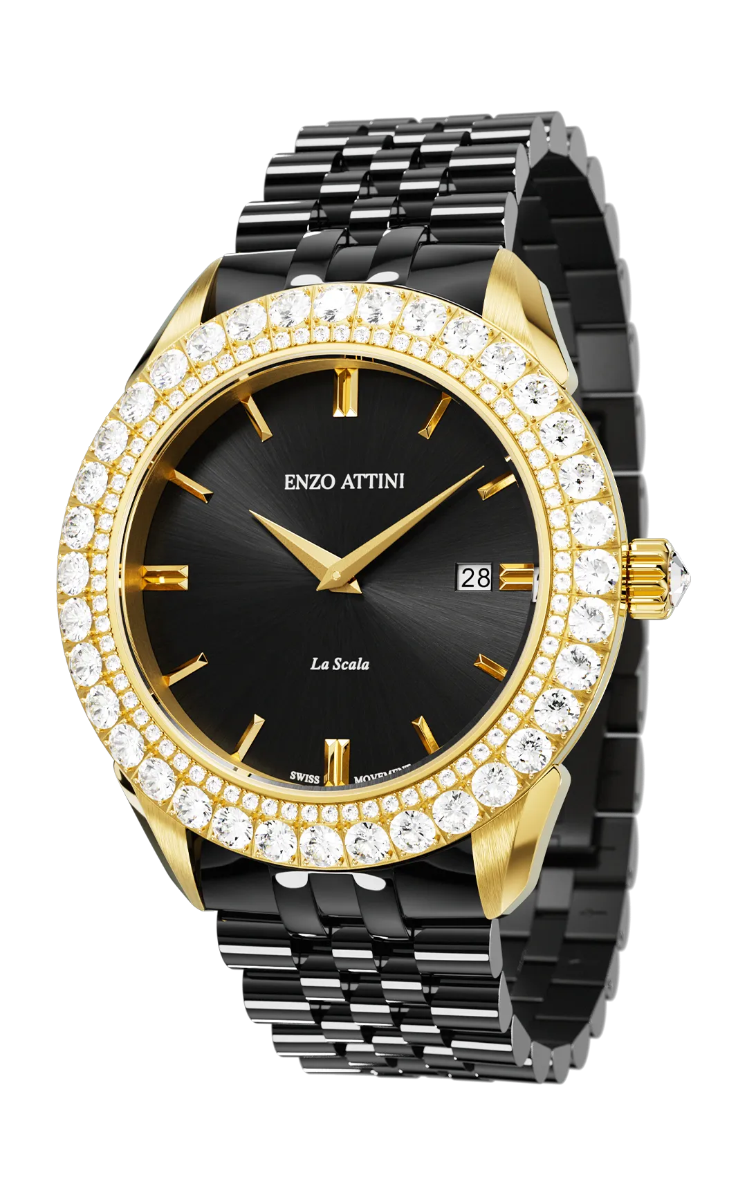 NEW La Scala - President Bracelet / Swiss Movement.