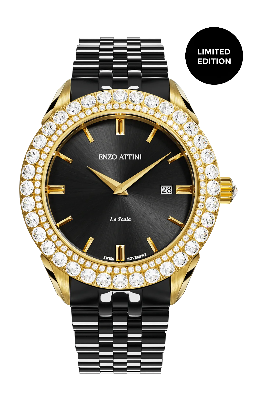 NEW La Scala - President Bracelet / Swiss Movement.