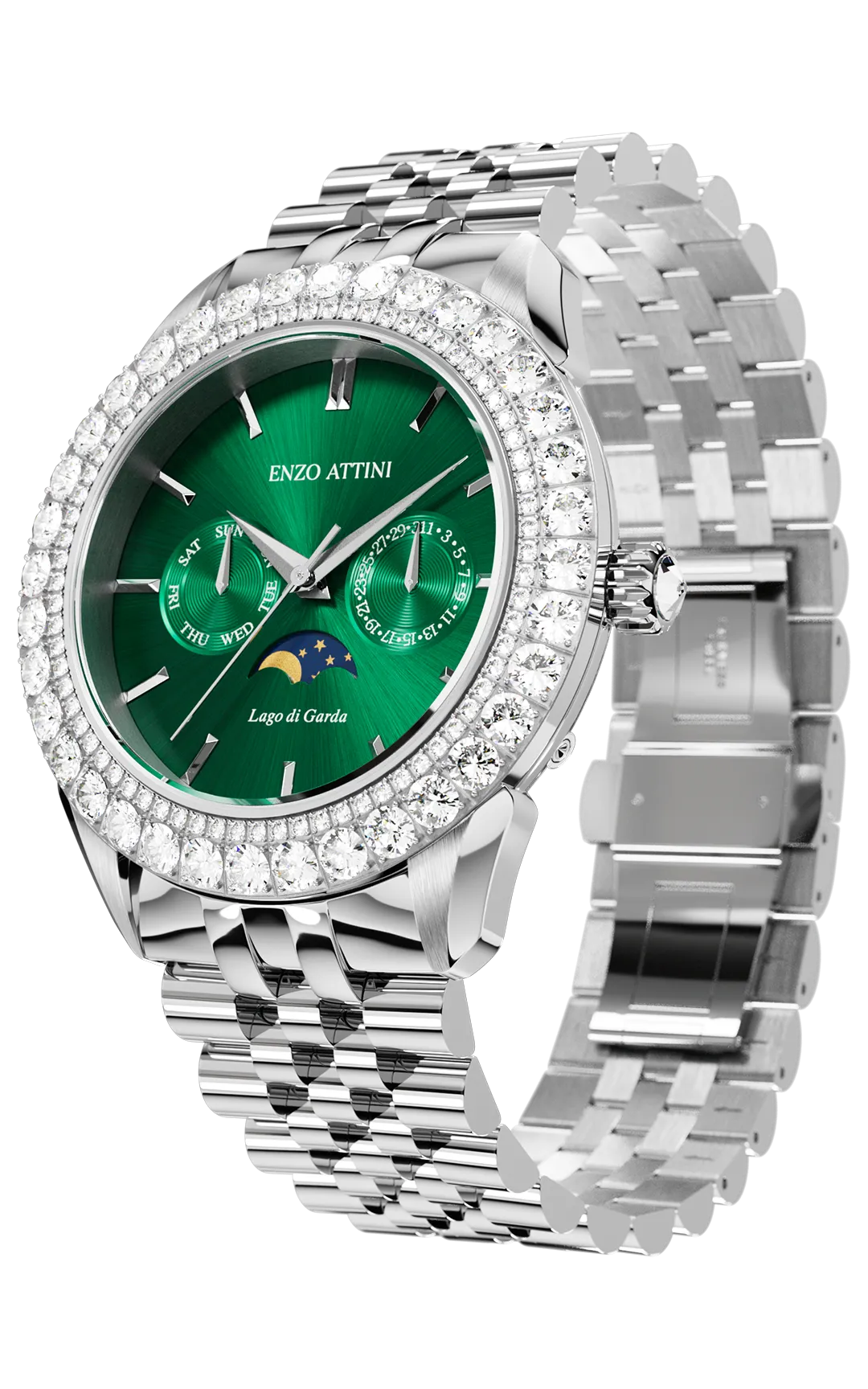 NEW Lago di Garda - President Bracelet / Swiss Movement.