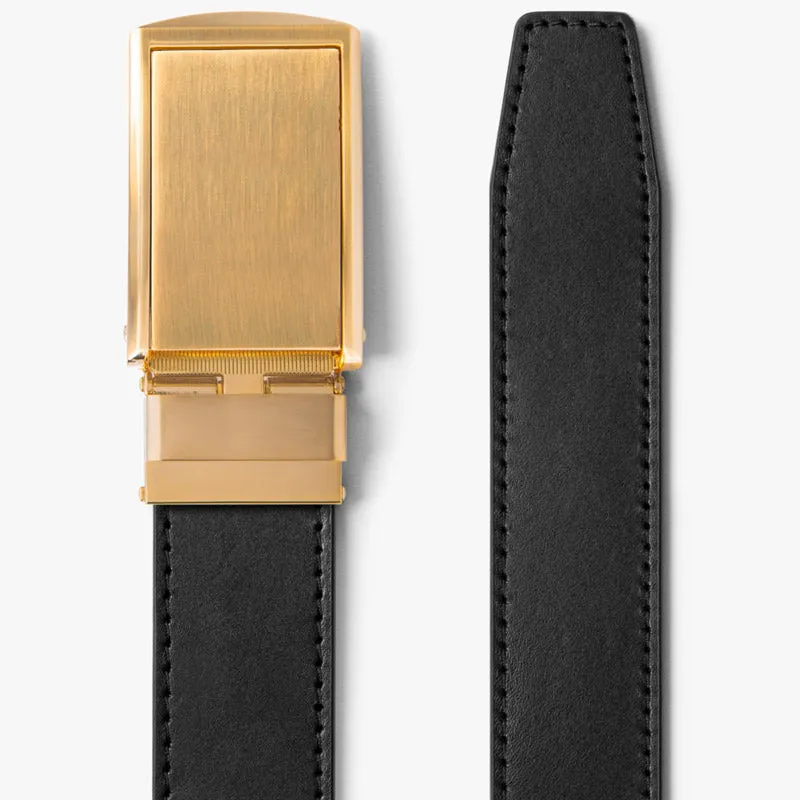 Onyx Black Full Grain Leather Belt