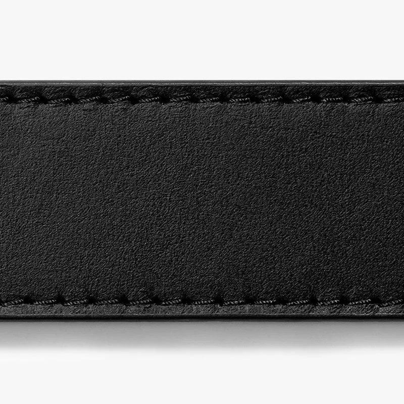 Onyx Black Full Grain Leather Belt