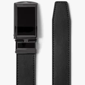 Onyx Black Full Grain Leather Belt