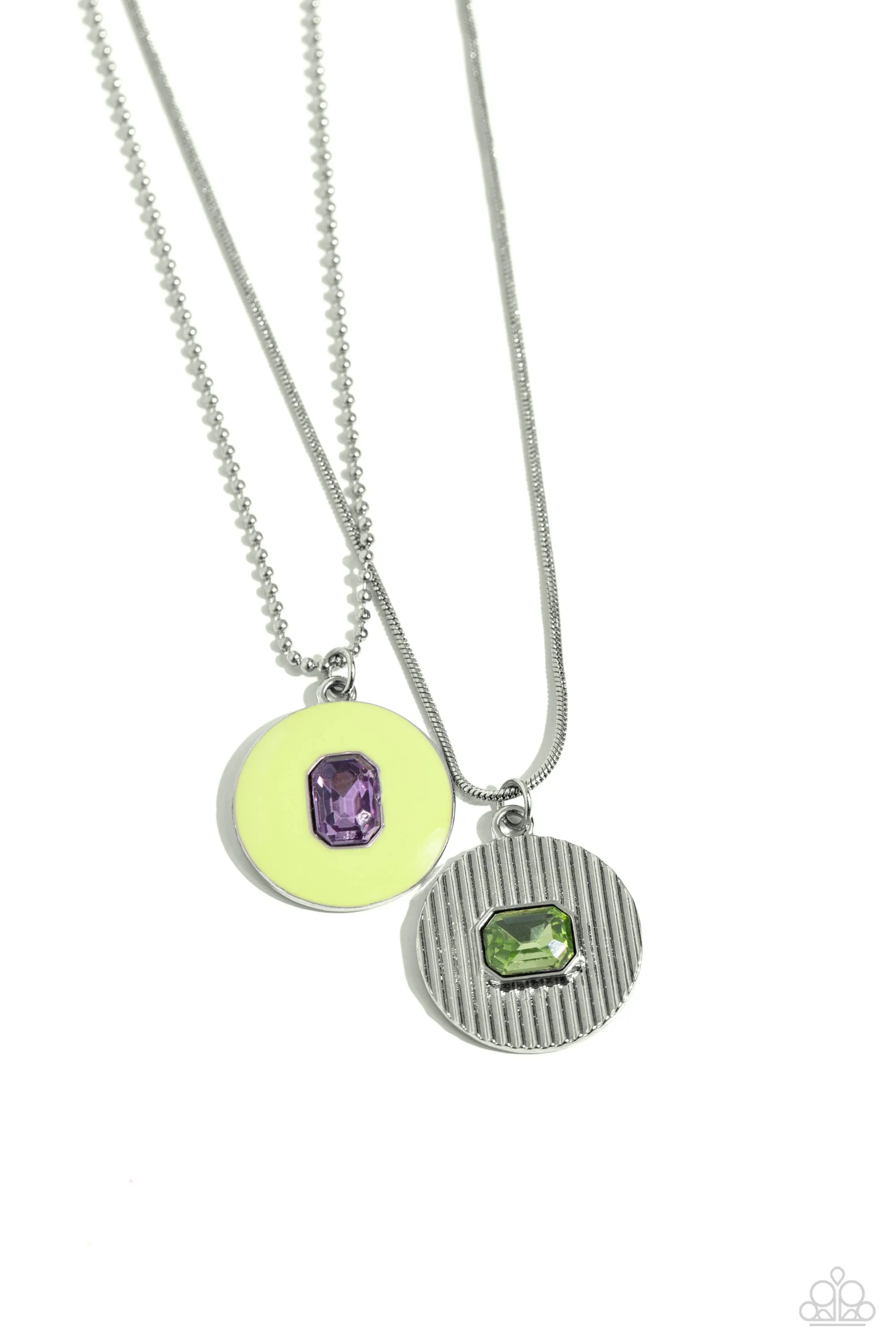 Open Door Jewelry - Cryptic Couture - Green Necklace - Paparazzi Accessories