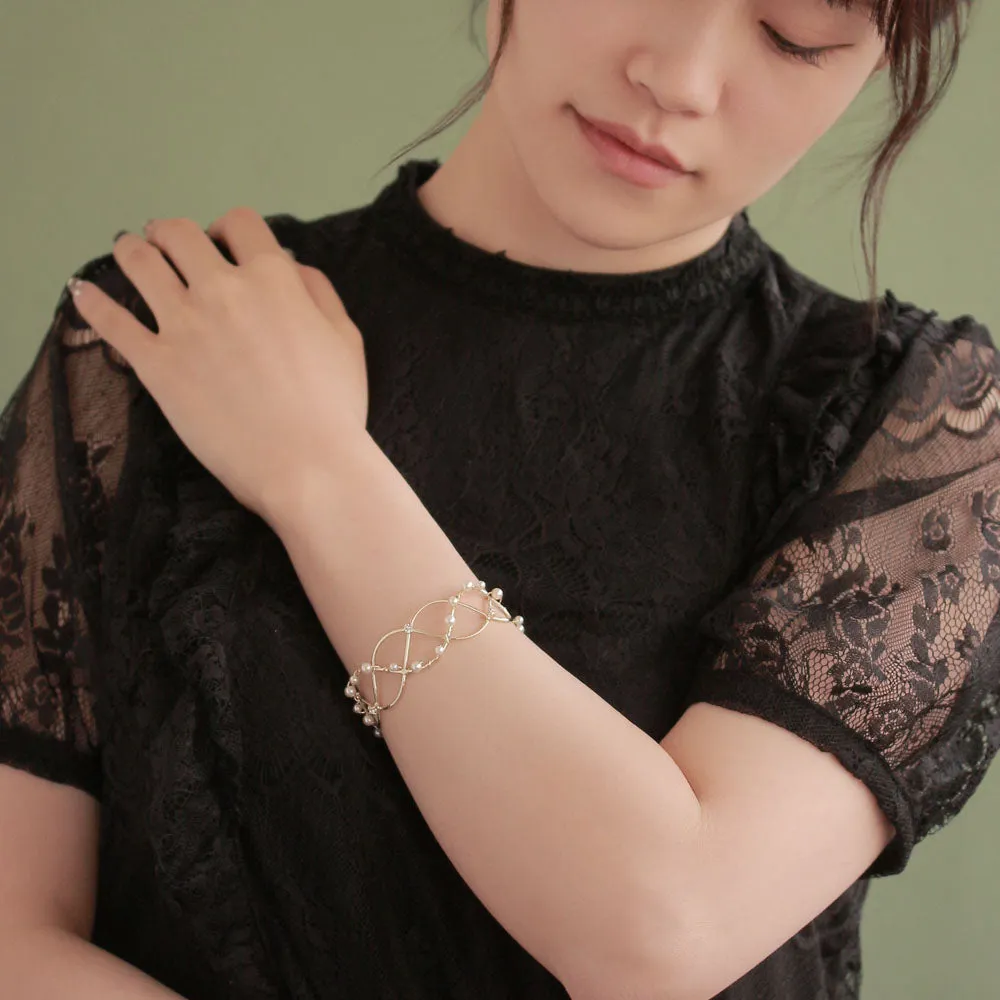 Openwork Wire Bangle
