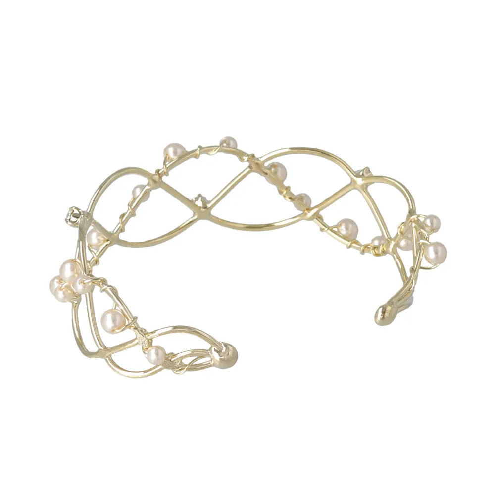 Openwork Wire Bangle