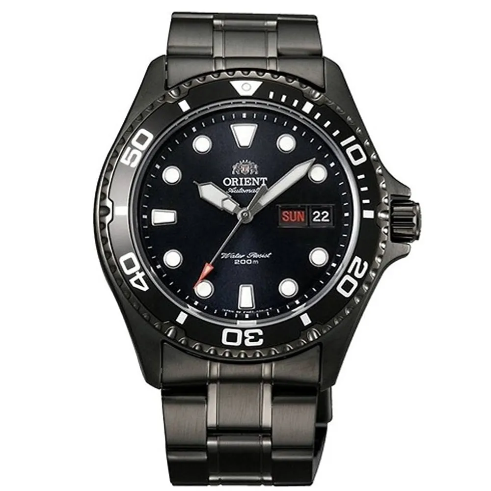 Orient Ray Raven II Black Pvd Dive Watch AA02003B