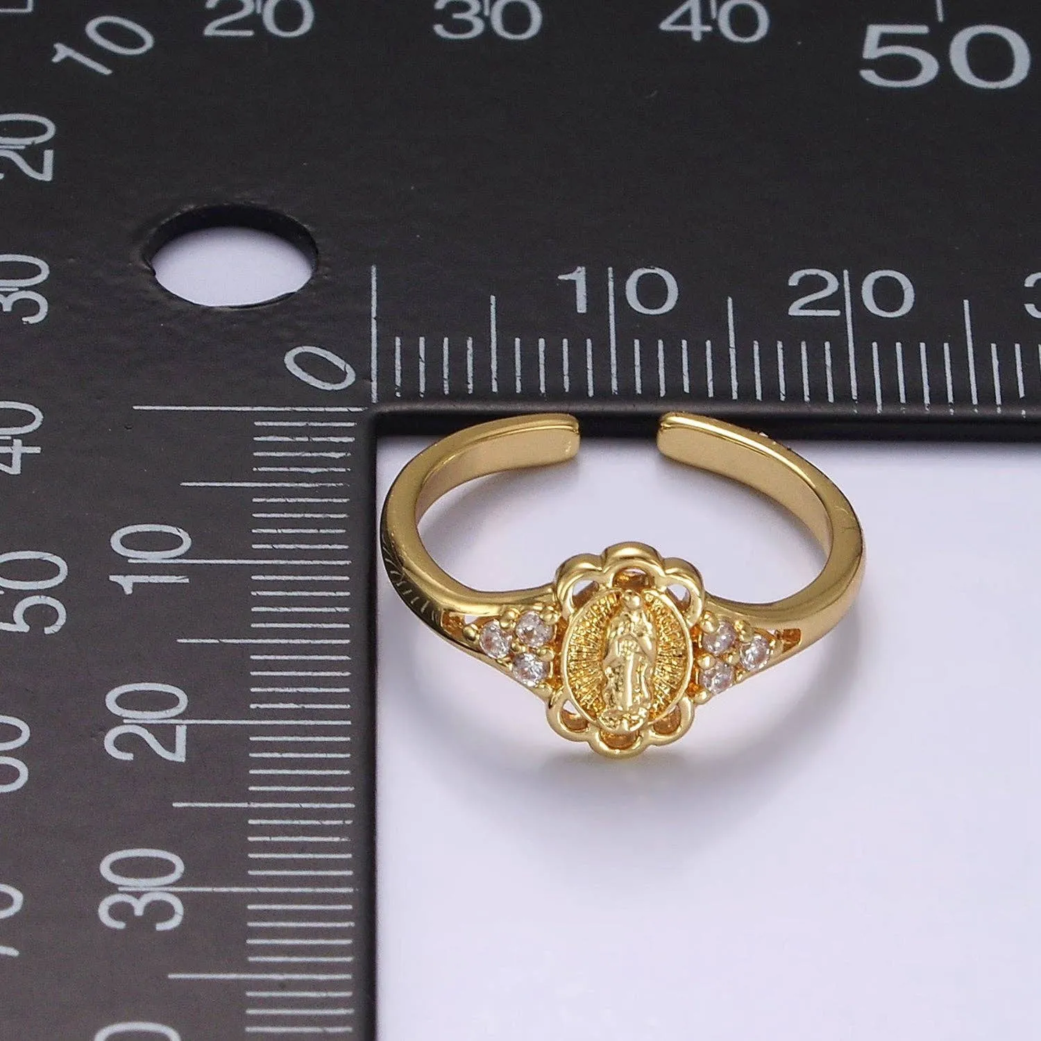 Our Lady Gold Ring