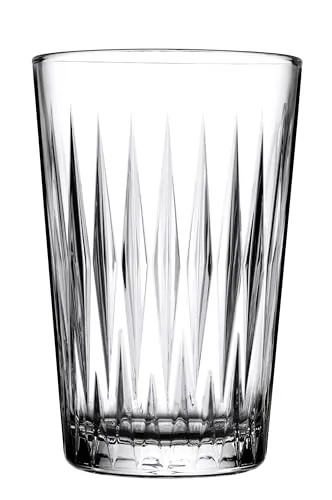 Pasabahce Luzia Glass Water Glass from House of Pasabahce The Original Pasabahce from Turkey, Transparent Luzia Water Glass Set, 350 ml in Set of 6 Pcs, Perfect fit for Water/Juice.