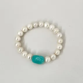 Pearl & Turquoise Bracelet