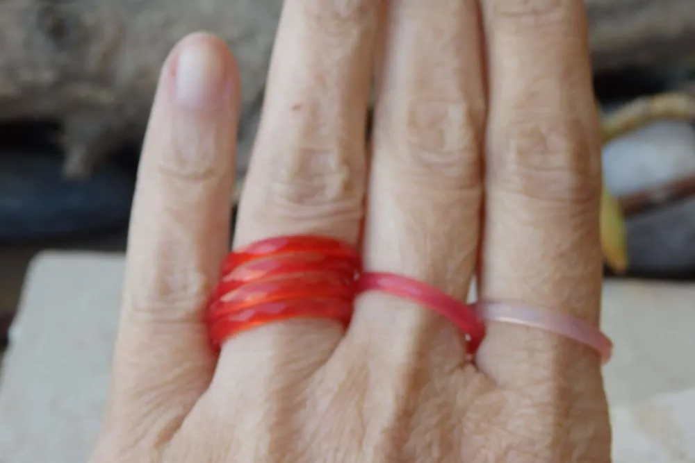 Red Stacking Ring