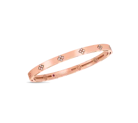 Roberto Coin Love in Verona Rose Gold Diamond Bangle