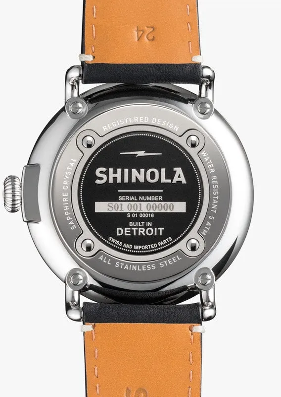 Shinola RUNWELL 47MM White Dial