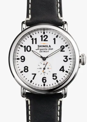 Shinola RUNWELL 47MM White Dial