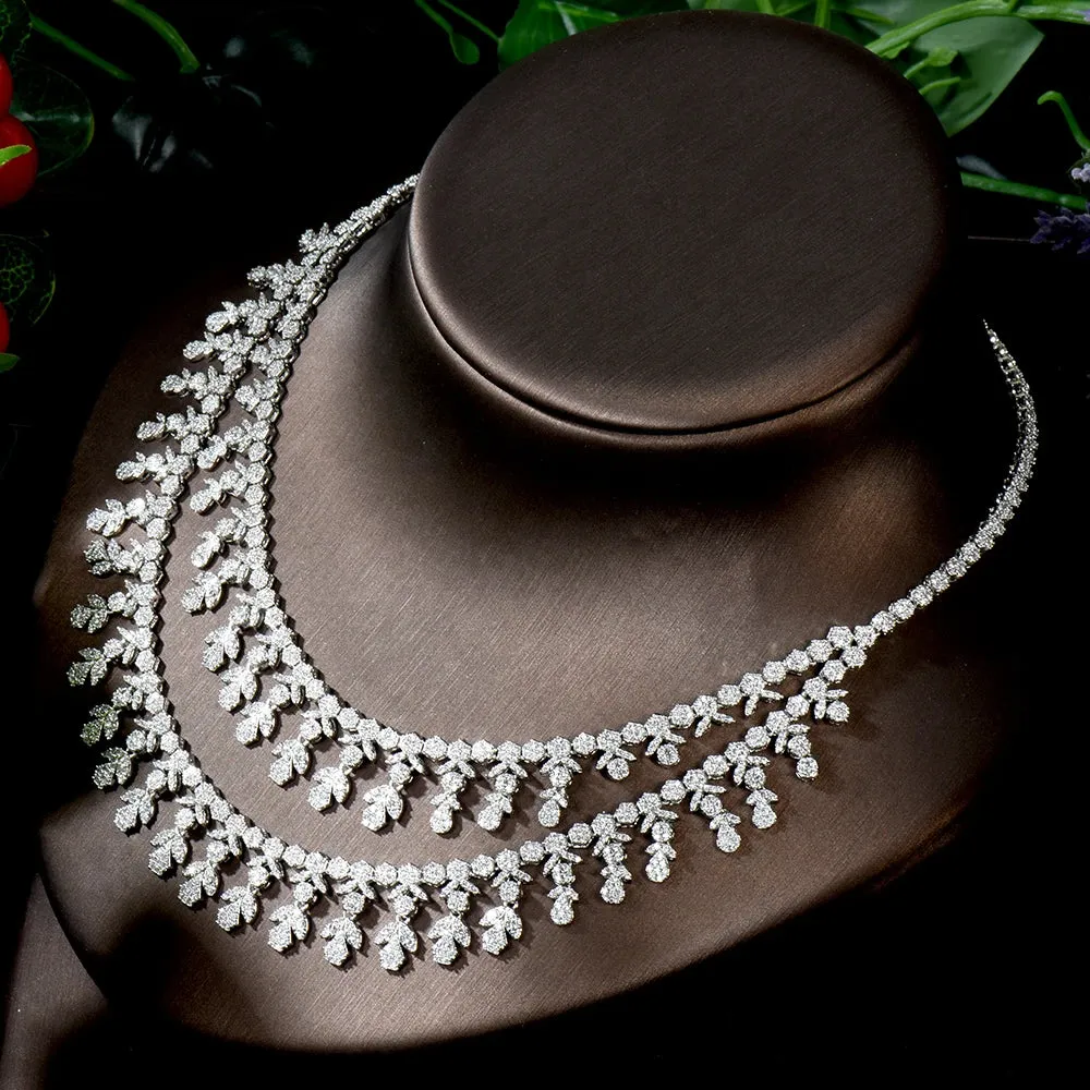 Shiny Zircon Bridal Jewelry Set