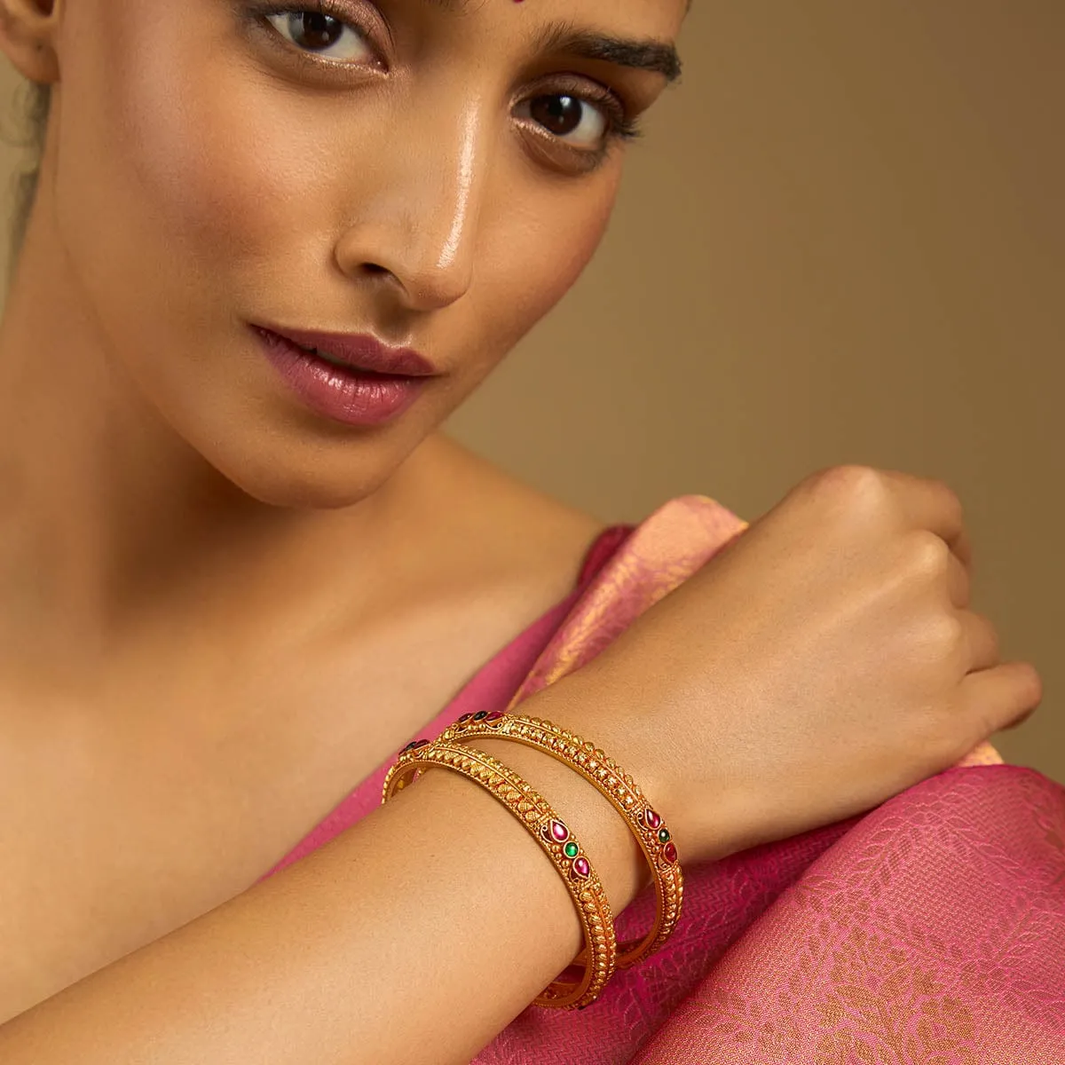 Silver Temple Bangle 172374