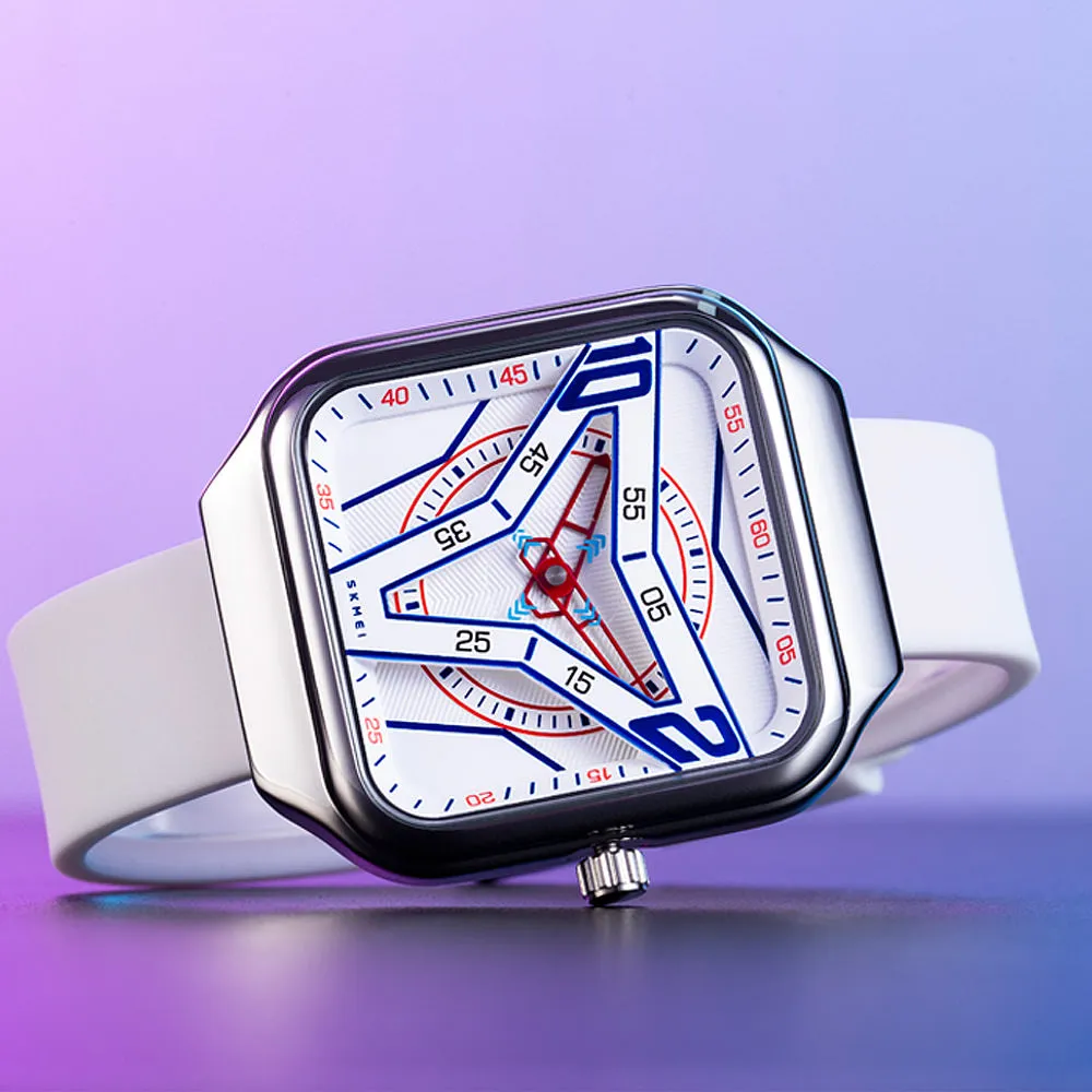 SKMEI Evolution 7102 Super Thin Square Watch 7mm w/ 3 ATM Waterproof
