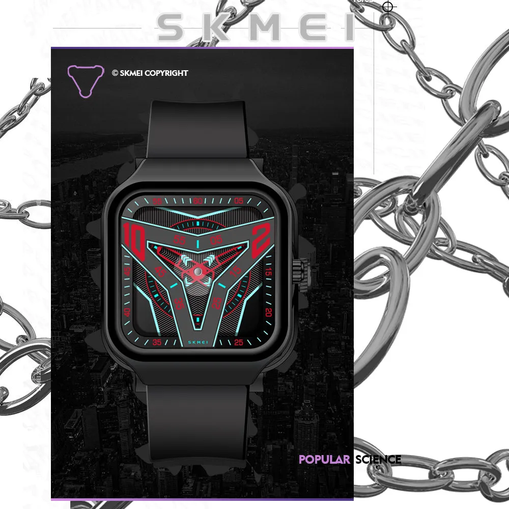 SKMEI Evolution 7102 Super Thin Square Watch 7mm w/ 3 ATM Waterproof