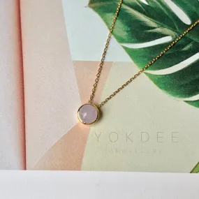 SOLD OUT: A-Grade Lavender Jadeite MINI.malist Pendant No.171847