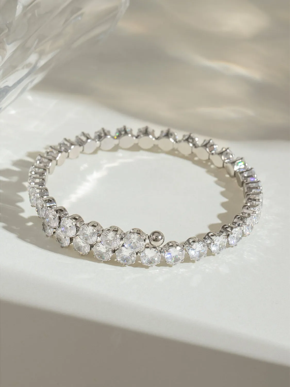Stainless Steel Inland Zircon Bracelet